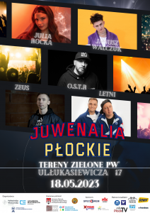Juwenalia Płockie - plakat 2023 